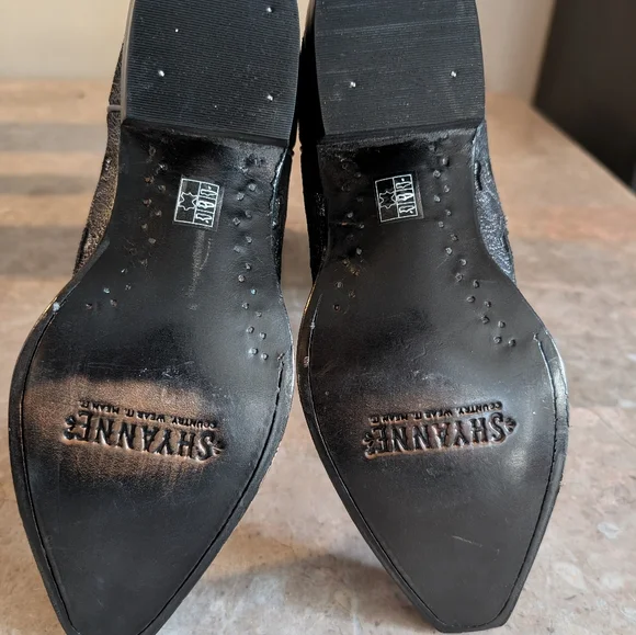 Shyanne Bittersweet Western Boots -Snip Toe - Genuine Leather Women's Size 7.5 - Picture 9 of 14